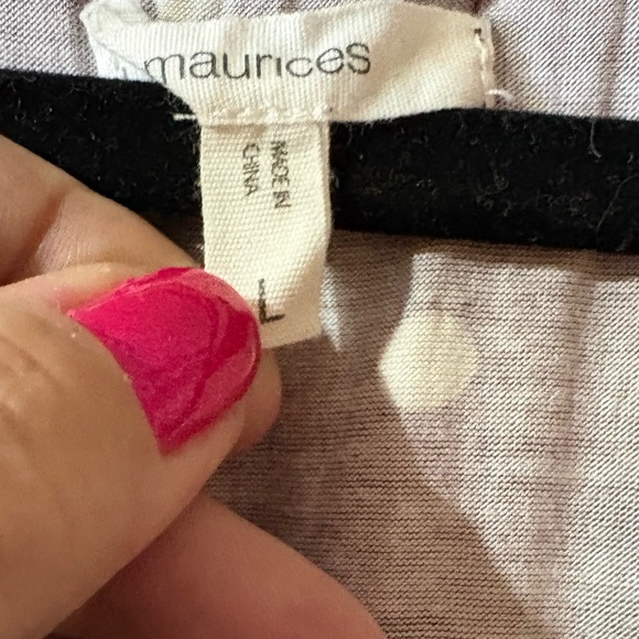 Maurices Brown and White Polka Dot Sleeveless Tank - Picture 2 of 2